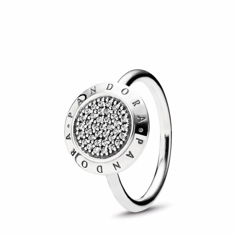 Pandora Signature Pavé Stackable Ring Silver Egypt GS8263149